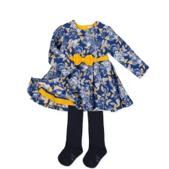 Tutto Piccolo 9231 Vestido Jacquard Ea Dress - Electric Blue Best