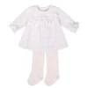 Tutto Piccolo 9785 Vestido Tundosado Velour Dress - Pink Outlet