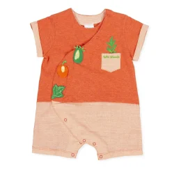 Tutto Piccolo Coral Vegetable Romper Discount
