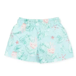 Tutto Piccolo Green Print Swim Trunks Hot