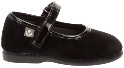 Victoria Alba Velvet Mary Jane Black for Girl's Online