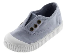 Victoria Girl's and Boy's Laceless Sneakers, Nube Cloud Blue Fashion