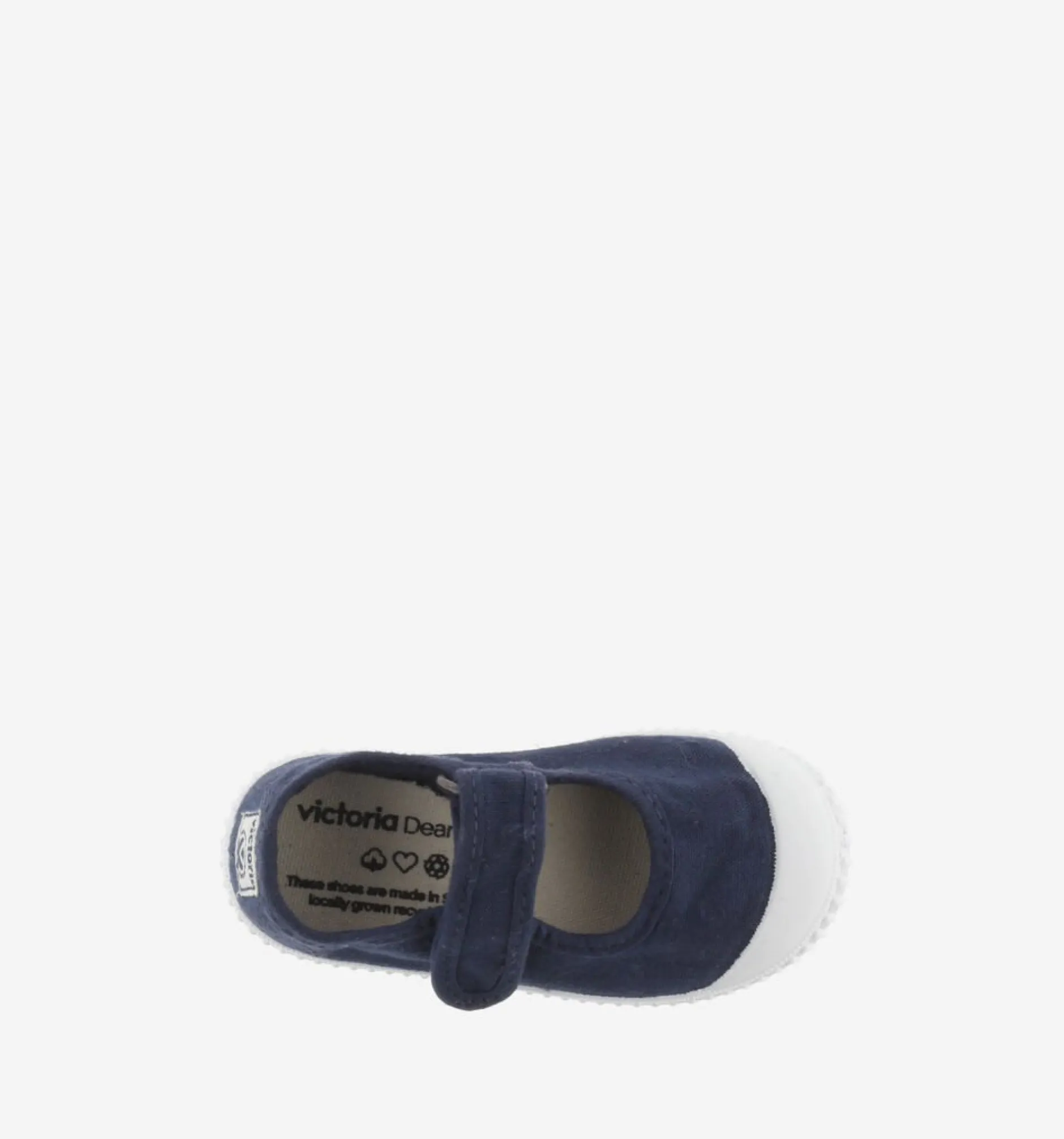 Victoria Girl's DREC Recycled Canvas Mary Jane Shoes - Marino Online