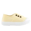 Victoria Girl's Inglesa DREC Canvas Trainers - Banana New