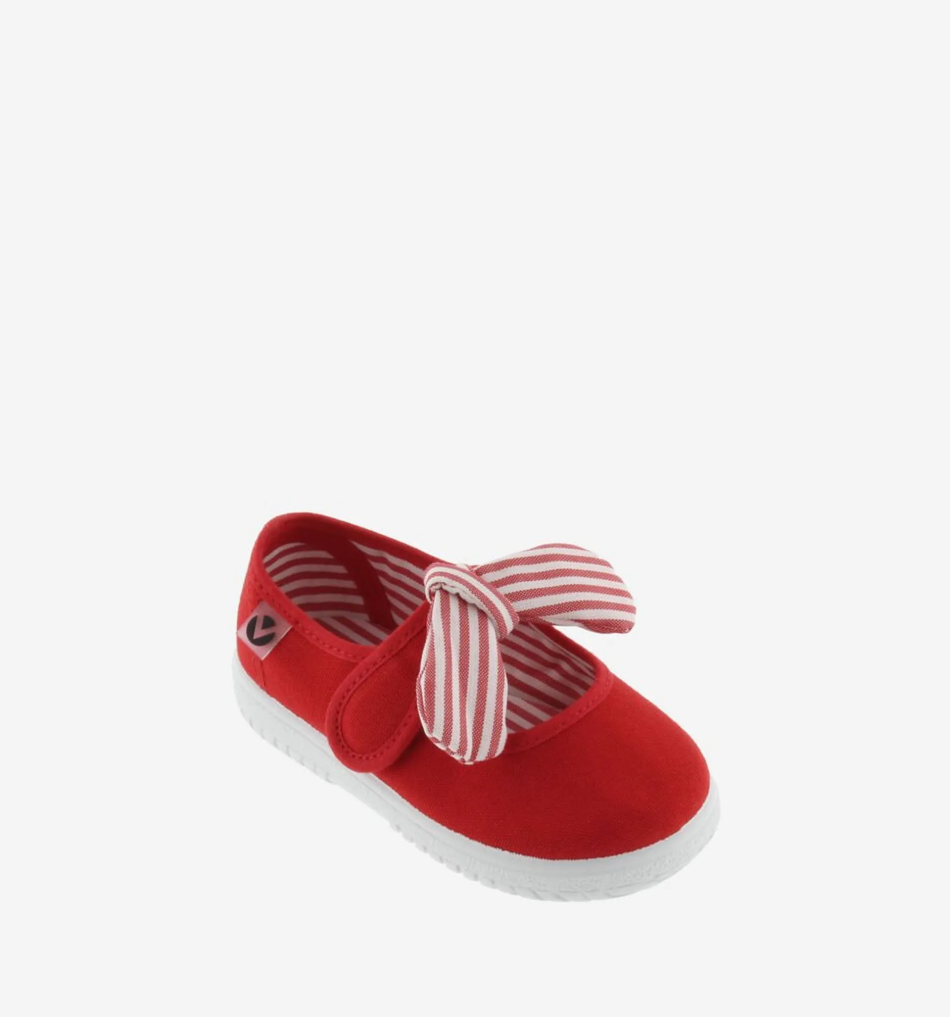 Victoria Girl's OJALÁ Canvas Mary Jane Shoes - Rojo New