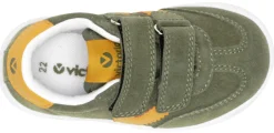 Victoria Millas Suede Sneaker Kaki Hook and Loop for Boy's and Girl's Clearance