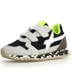 W6YZ Boy's And Girl's Jet Vl-J Casual Shoes - White / Black Best