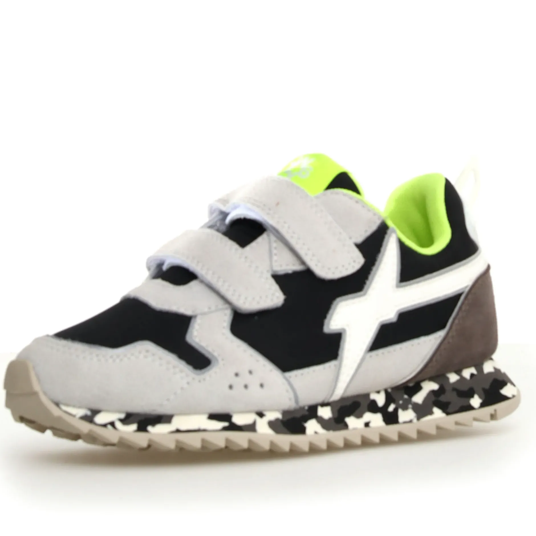 W6YZ Boy's And Girl's Jet Vl-J Casual Shoes - White / Black Best