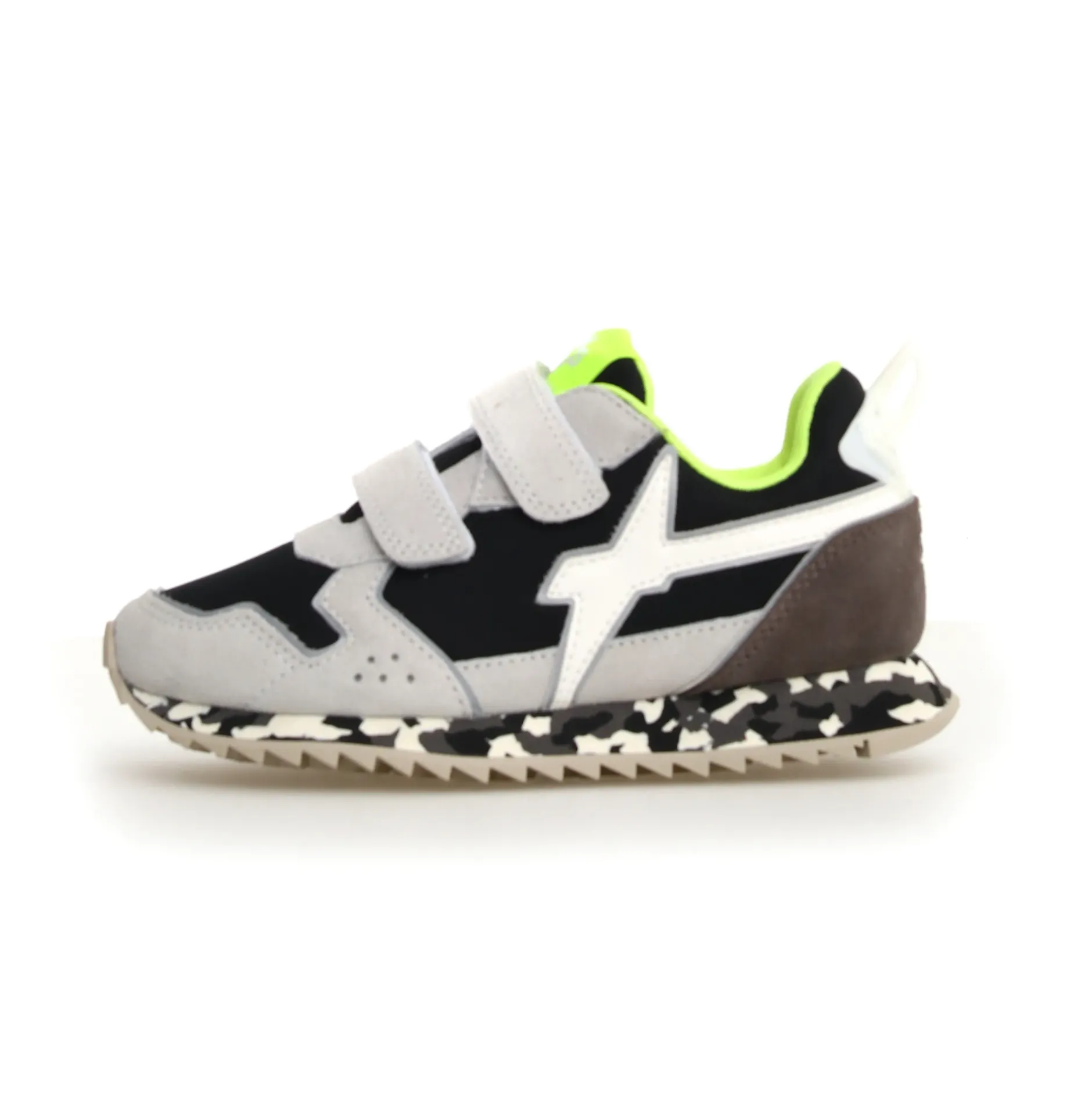 W6YZ Boy's And Girl's Jet Vl-J Casual Shoes - White / Black Best