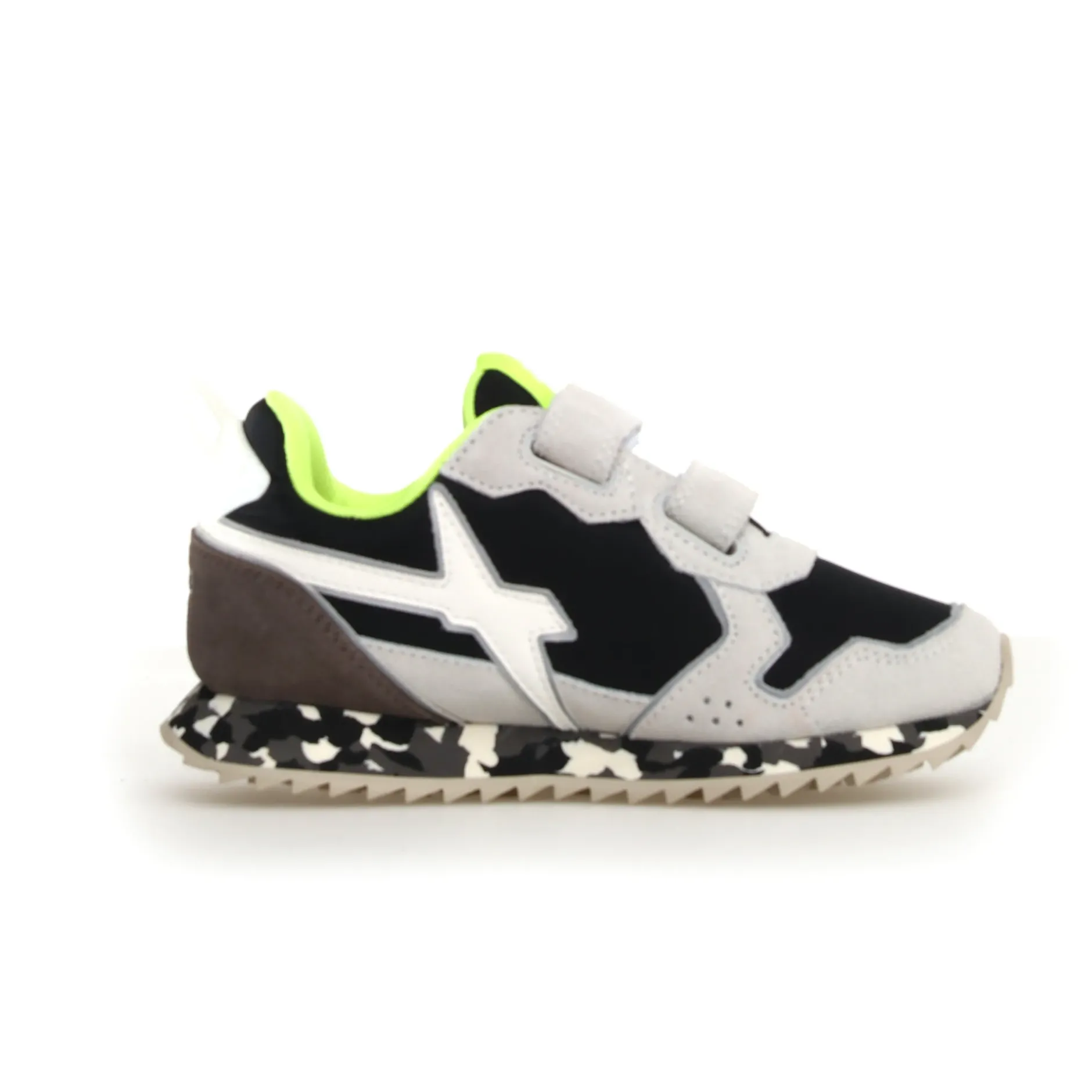 W6YZ Boy's And Girl's Jet Vl-J Casual Shoes - White / Black Best