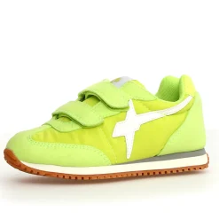 W6YZ Boy's And Girl's Samoa Vl-J Casual Shoes - Light Green / White / Yellow Fluo Outlet