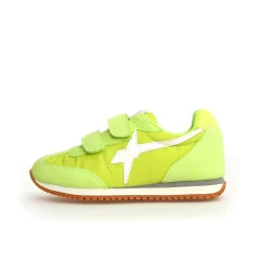 W6YZ Boy's And Girl's Samoa Vl-J Casual Shoes - Light Green / White / Yellow Fluo Outlet