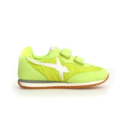 W6YZ Boy's And Girl's Samoa Vl-J Casual Shoes - Light Green / White / Yellow Fluo Outlet