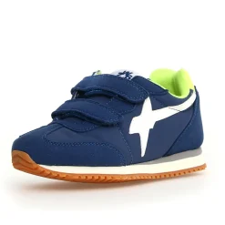 W6YZ Boy's Samoa Vl-J Casual Shoes - Azure / White / Yellow Fluo Outlet