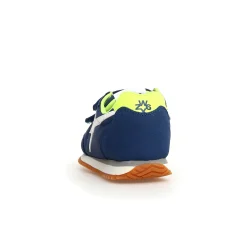 W6YZ Boy's Samoa Vl-J Casual Shoes - Azure / White / Yellow Fluo Outlet