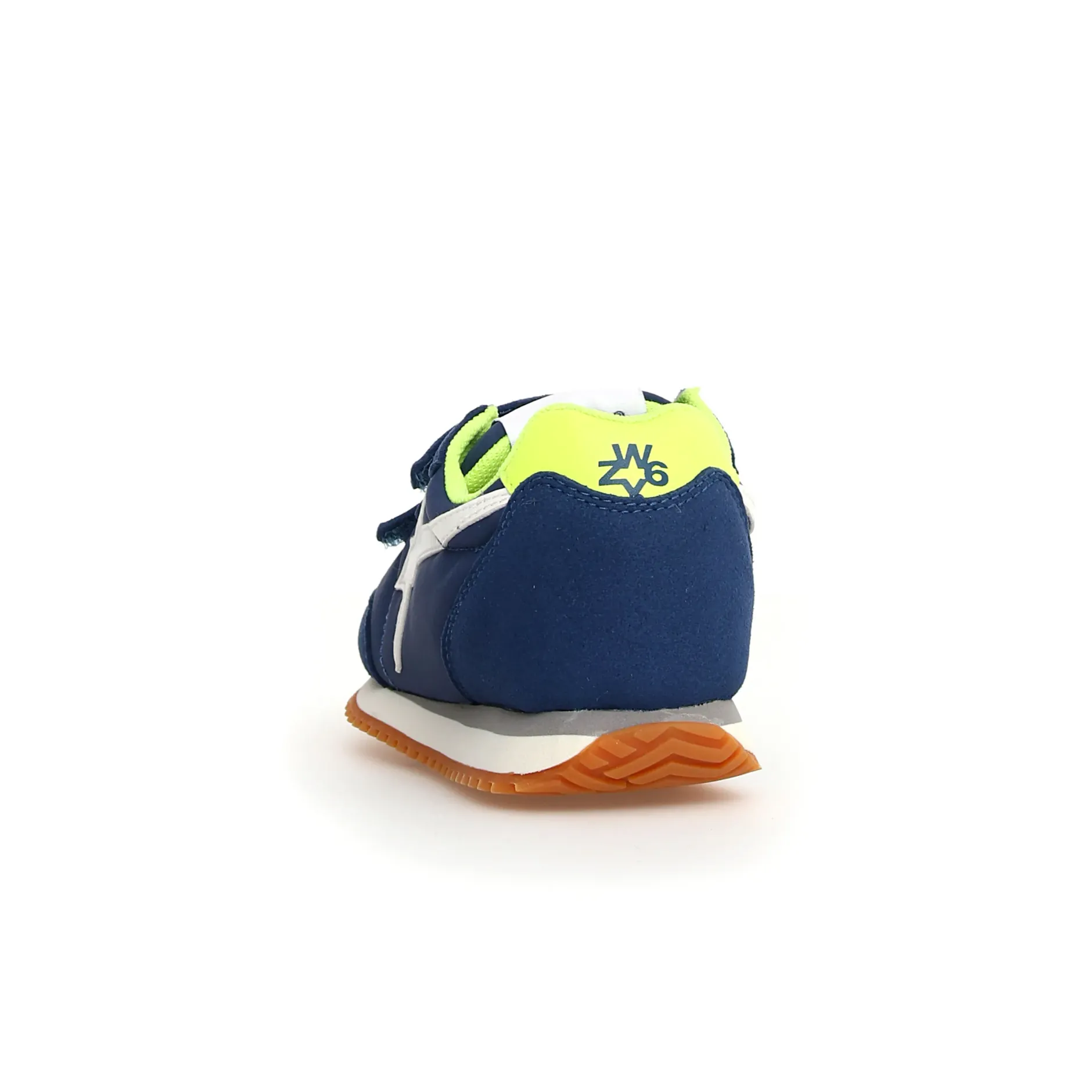 W6YZ Boy's Samoa Vl-J Casual Shoes - Azure / White / Yellow Fluo Outlet