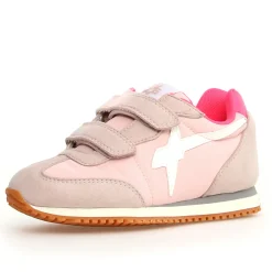 W6YZ Girl's Samoa Vl-J Casual Shoes - Cipria / White / Fuchsia Fluo New